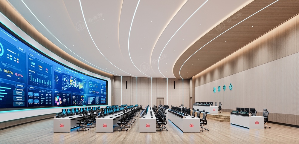 河北某公安监控控制中心接警台 河北某公安监控控制中心接警台